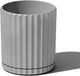Veradek Demi Series Demi 6" Planter w/Tray, Grey