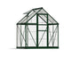 Palram - Canopia Hybrid 6' x 4' Polycarbonate Aluminum Greenhouse, Green