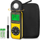 LYCEBELL Digital Illuminance Light Meter, LC-881D Luxmeter Range up to 400,000 Lux with 270º Rotated Date Hold Max/Min Backlit for Photography Plant LED Light