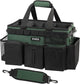 Wearable Cleaning Caddy Bag, Cleaning Caddy Supplies Organizer with Handle & Shoulder Straps for Housekeepers, Under Sink & Car Cleaning Tool Organizers with 4 Foldable Divider (TreeGreen)