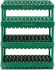 Vego garden 10" x 20" 76 Cells Seed Starter Tray Stackable Seedling Starting Germination Trays for Plants Planting Vegetables Herbs Flowers, 4 Sets