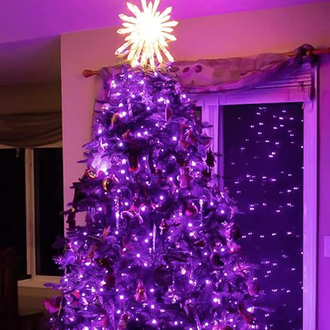 16 Pack 30 Led Fairy Lights Battery Operated String Lights 10 Feet Waterproof Twinkle Lights Mason Jar Purple