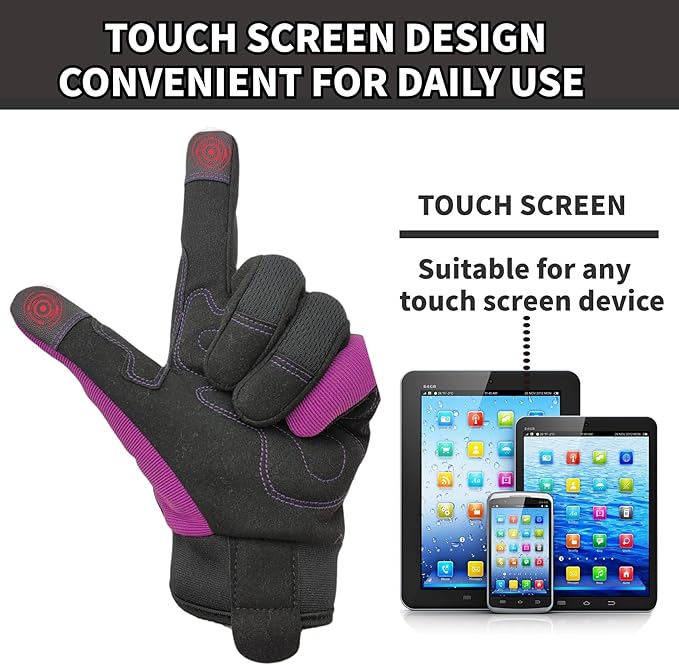 Thorn Proof&Puncture Resistant Gardening Gloves with Grip,Garden Glove for Women, Leather Yard Work Gifts