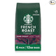 Starbucks Ground Coffee, Dark Roast Hot or Iced Coffee, French Roast, Six 12 oz Bags
