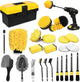 TTRCB 27Pcs Car Detailing Kit, Car Detailing Brush Set, Auto Detailing Drill Brush Set, Car Detailing Brushes, Car Wash Kit, Car Accessories, Car Cleaning Tools Kit for Interior, Exterior, Wheels