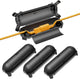 iwillink 4 Pack Outdoor Extension Cord Cover Waterproof - Weatherproof Electrical Connection Box for Outdoor Outlet, Plug, Socket, Christmas Holiday Decoration, Power Tool, Black