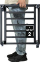 Hongsane 20" Square Plant Caddy with Wheels Heavy Duty,Large Metal Plant Caddy Indoor Outdoor Use,Rolling Plant Dolly with Industrial Casters,Black Plant Tray for Large Planters Pots,2-Pack