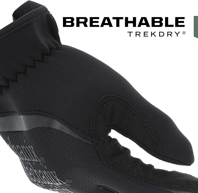 Mechanix Wear FastFit Tactical Gloves - Heavy Duty Lightweight Multipurpose Gloves - Flexible Grip & Reinforced Palm - Touchscreen Capable - Medium- Covert Black