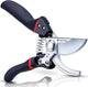 Kynup Pruning Shears for Gardening, Garden Shears Heavy Duty, Bonsai Cutters Shears Pruners, Hedge Clippers, Rose Trimmer Hand Clippers Gardening (Red Black)
