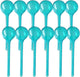 Plant Watering Stakes, Large 12pcs Flower Automatic Watering Bulbs, Plastic Plant Flower Self Watering Globes, Garden Self Watering Planter Insert for Daily Watering