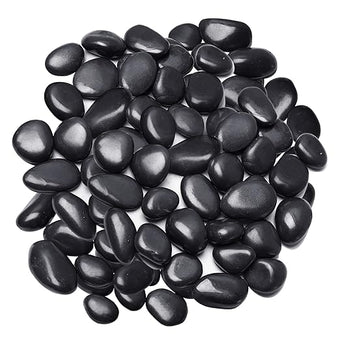 Terrarium Supplies,Virekm River Rocks, Decorative Ornamental Pebbles,Garden Landscaping Stones,Gravel Filler for Home Decoration Flower Bed Fish Tank Plants Vases Succulents