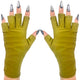ManiGlovz -The Original Dermatologist Recommended UPF 50+ UV Protective Manicure and Sunblock Fingerless Gloves, Sun Protection, Driving and Gel Manicure Gloves in Khaki