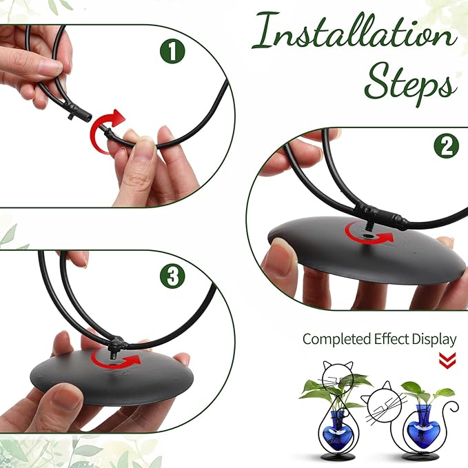 Plant Terrarium Plants Propagation Station Cat Lover Gifts for Women Home Office Decor Cat Desk Accessories