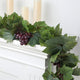 Glitinsel Artificial Grape Leaf Garland Vine Plant, 20 ft, Dark Green