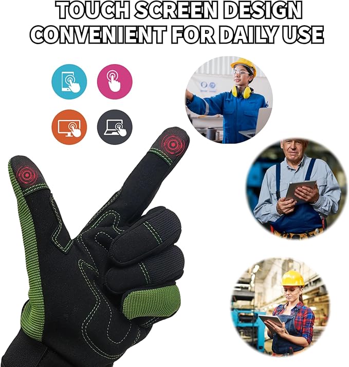 Thorn Proof&Puncture Resistant Gardening Gloves with Grip,Garden Glove for Women, Leather Yard Work Gifts