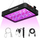 Upgraded BW1000 LED Grow Lights Double Chips Full Spectrum with 10ft Cable for Greenhouse and Indoor Plant Veg and Flower Growing [Black]