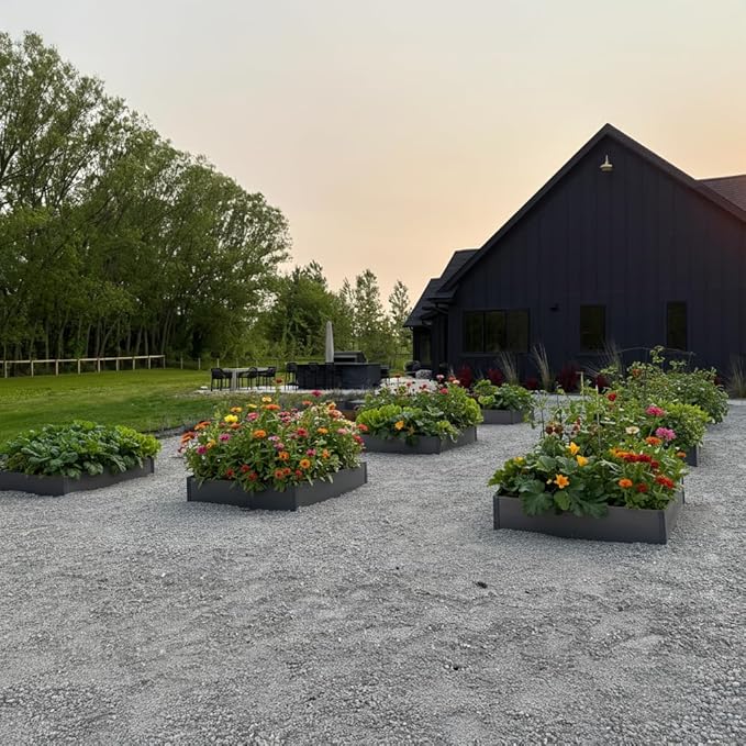 Edge Right - Raised Garden Bed Kit - COR-Ten Steel (14" COR-Ten Steel, 2 FT x 2 FT)