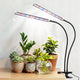 Sonamindary Grow Light for Indoor Plants, 120 LEDs Full Spectrum 5700K Plant Lamp with Red Blue White Light, 5-Level Dimmable, 4/8/12H Timer, Adjustable Clamp Stand(Dual Head)