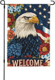 USA Flag Garden Flag 12x18 Inch Double Sided All-Weather Polyester Outdoor Flag For Patio Lawn Yard And Garden Welcome Decor