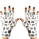 ManiGlovz - The Original UPF 50+ UV Light Protective Nail Gloves | Gel Manicure Gloves and Anti UV Fingerless Gloves for Women | Can be Used as Sun Protection Gloves for Driving | Rock On Print