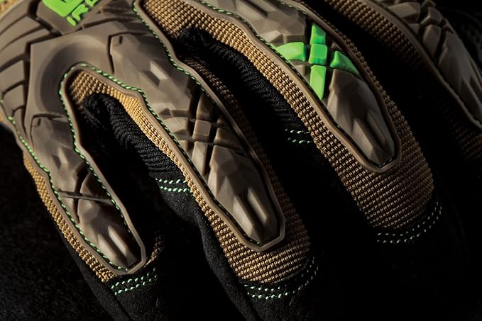 Ironclad EXO Motor Impact Glove; Work Gloves, TPR Impact Protection, (1 Pair), EXO2-PIG-05-XL,Brown