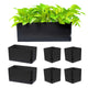 LaLaGreen Planters for Indoor Plants (7 Pack) Rectangular Flower Boxes