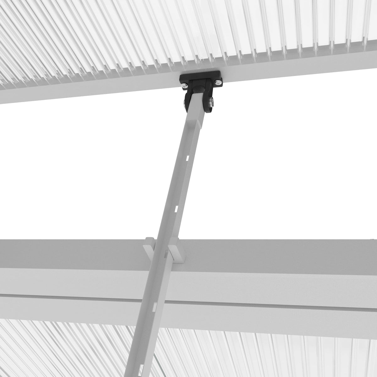 6x9 ft Outdoor Walk-in Greenhouse Aluminum Frame Polycarbonate Panel