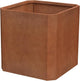 GJWCVL Corten Steel Planter Box-26"x26"x26"-Large Square Planter Matel -Outdoor Indoor- Heavy Duty Rustic Tall Planter Flower Pot Commercial Residential for Patio Porch Deck Home Backyard
