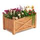 HAPPYGRILL 25”x 16”x 15” Wooden Raised Garden Bed with Drainage Holes