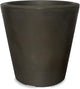 Crescent Garden Madison Planter– Weather-Resistant, Double Walled Indoor/Outdoor Plant Pot with Drain Hole – Large Plastic Plant Pot, 26" W (Old Bronze)