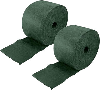 Winter Tree Protection Film, 65 ft x 2 pcs，Prevents Frostbite of Trees in Winter, Protects bark from Animal Damage, Suitable for Garden Ornamental Trees, Fruit Trees, and shrubs. (2, Green)