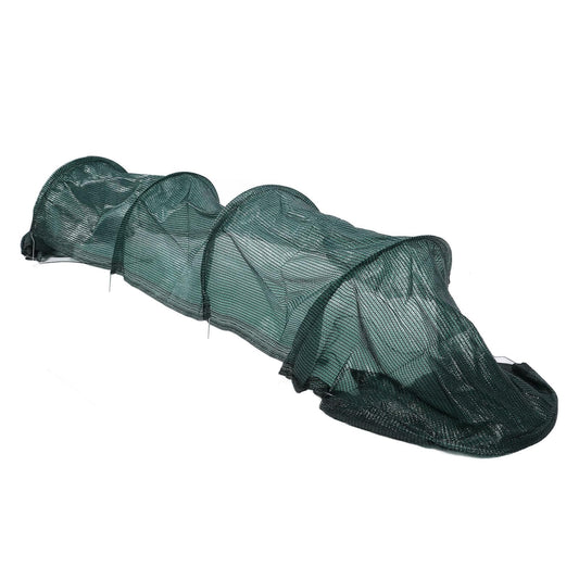 Yosoo 6 Circle Stakes Portable Greenhouse Tunnel Row Cover, Microclimate Enhancer, Easy Install, Protect Plants for Vegetable Fruits Flowers Crops (Blackish Green Mesh PE Steel
