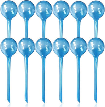 Large 12pcs Plant Watering Globes - Automatic Plant Watering Bulbs for Indoor & Outdoor Potted Plants, Durable Plastic Garden Watering Devices