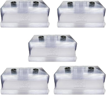 Yield Lab 7 Inch Propagation Dome - 50 Pack Humidity Vented Domes – Plant Growing Dome for Seedling, Germination, Soil & Hydroponic Horticulture