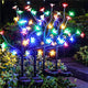 IUEECEN Solar Garden Lights Outdoor,Solar Lights Outdoor Decorative Waterproof for Outside 6Pack, 120Led Solar Flowers Garden Decor, Yard Pathway,Patio Fairy Decorations,Gardening Gifts for Women Mom