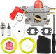 BVM200FE Carburetor Kit for Poulan 545081857 Carb Craftsman Leaf Blower 358794770 358794780 358794765 Replace ZAMA C1U-W43 C1U-W43C C1U-W43B with Air Filter