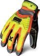 Ironclad mens Work Gloves EXO Hi Viz ImpactX Large, Hi-viz Yellow & Orange, X-Large Pack of 1 US