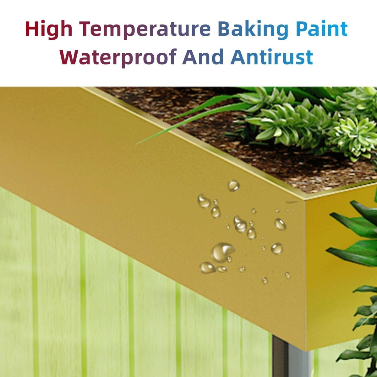 Labasuan Black Rectangular Metal Planter Box, Railing Planter for Outdoor Plants with Brackets, Hanging Window Planters, for Balcony Deck Railings Apartment Patio Decor(60cm/23.6in)