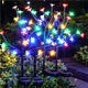 IUEECEN Solar Garden Lights Waterproof, Solar Lights Outdoor Decorative 4Pack,80Led Solar Powered Flowers Garden Decor,Fairy Lights Yard,Pathway,Outside Decorations,Gardening Gifts for Women Mom