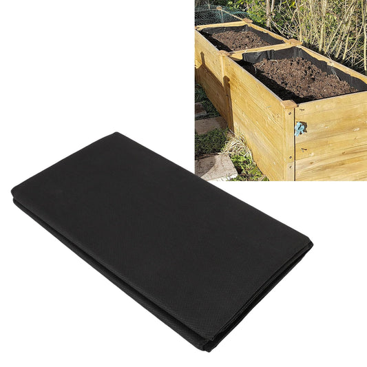 Tyenaza Vegetable Raised Bed Fabric Liner Breathable Nonwoven Fabric Liner for Large Vegetable Trough Garden Outdoor