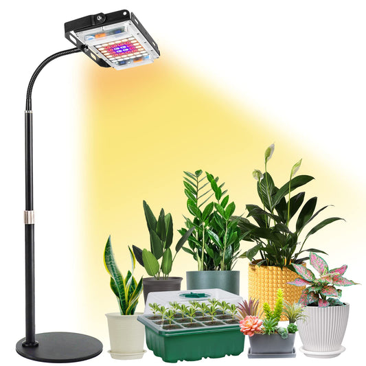 LBW Grow Light for Indoor Plants, Full Spectrum Desk LED Plant Light