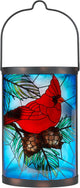 MUMTOP Hanging Solar Lanterns Outdoor Waterproof, Christmas Lantern Cardinal Solar Lights Outdoor Decorative Solar Lanterns Tabletop Lamp for Patio Garden Yard Christmas Decor