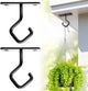 AJART Ceiling Hooks for Hanging Plants - Iron Plant Hanger for Wall Mount - 2 Pack/2.5 Inch Ceiling Hook for Indoor Use