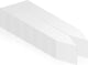 100Pcs 4 Inch Plant Labels,Plastic Waterproof Nursery Stake Tags for Potted Plants (White) (SZ-BC210YB)