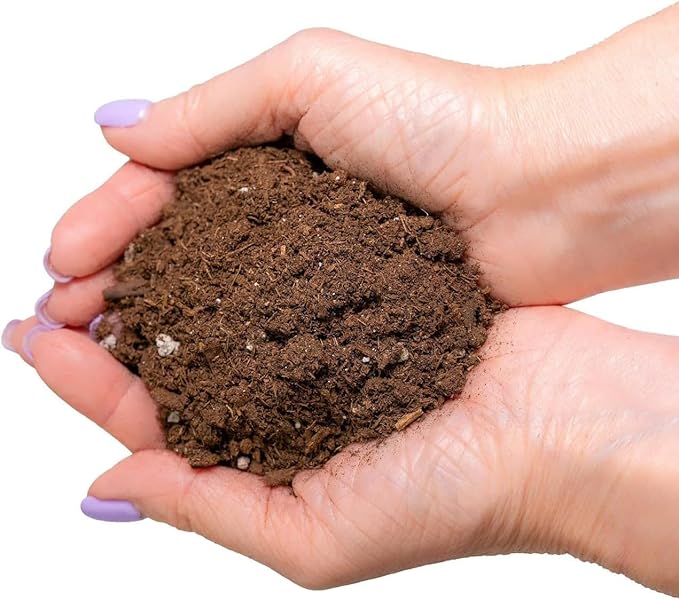 Premium Organic Coconut Coir Mix for Home Gardening - All Natural Soil Amendment - PH Balanced and Double Washed Coco Coir by Gardenera (3 Quart Bag)