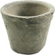 Gray Rustic Terra Cotta Planter Set of 6 | 3" Round Flower Pot