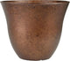 Classic Home and Garden Honeysuckle Resin Planters - Lightweight Indoor & Outdoor Plant Pots - UV-Resistant Plastic Flower Pots - Pot Planters for Flowers & Herbs (15" Distressed Copper)