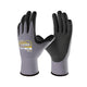 COOLJOB 6 Pairs Nitrile Rubber Coated Nylon Safety Work Gloves Pack Bulk, Dotted for Non-Slip Grip, Breathable Soft Seamless Knit Nitrile Dipped Gloves for Warehouse, Home Improvement, Yard, Xlarge