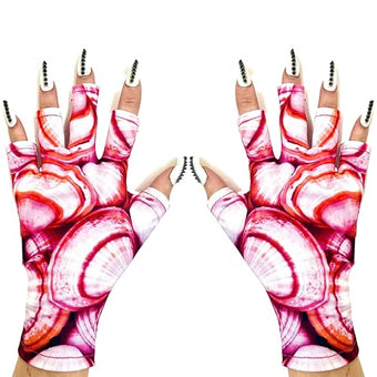 ManiGlovz - The ORIGINAL UPF 50+ UV Light Protective Nail Gloves | Gel Manicure and Anti UV Fingerless Gloves for Women | Can be Used as Sun Protection Gloves for Driving | Vitamin Sea