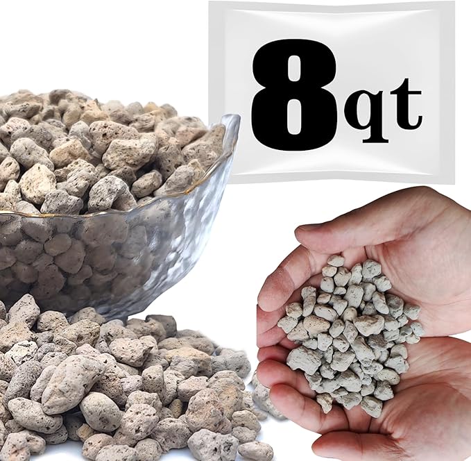 Horticultural Pumice for Plants Professional Sifted (8QT, 3/8 inch)